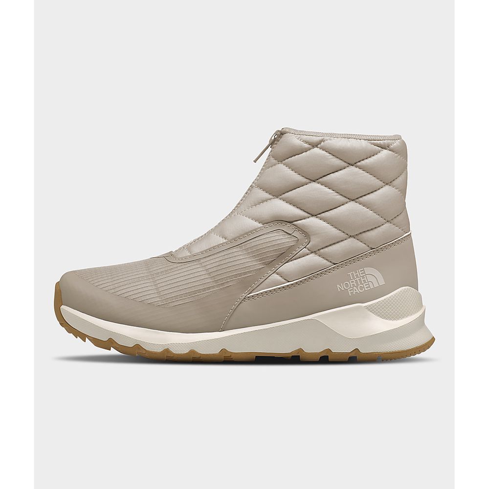 The North Face Boots Womens Australia - The North Face Thermoball™ Progressive Zip Khaki / White (UA